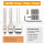 Silver 3.85 mm set ( 2+4+6 ) + Tube Head Refill