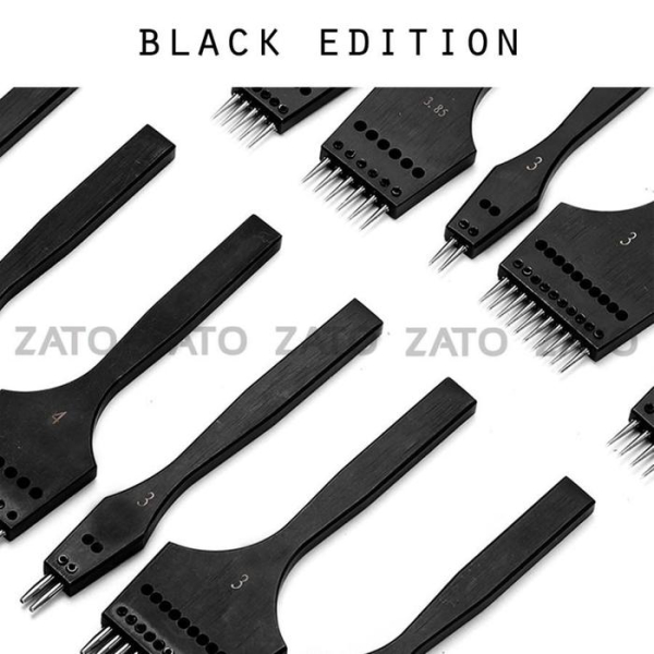 Black 6 mm set ( 2+6 )